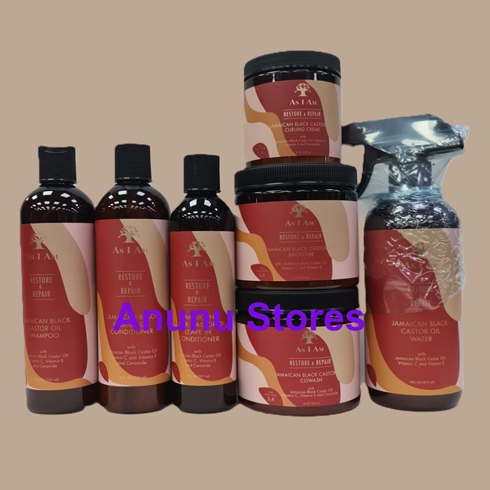 As I Am Jamaican Black Castor Oil Hair Care Products